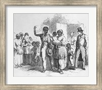 Framed Slave Father Sold Away from his Family