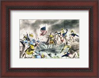 Framed Battle of New Orleans, January 8th 1814