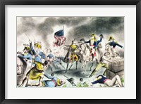 Framed Battle of New Orleans, January 8th 1814