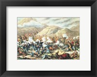 Framed Battle of Little Big Horn, June 25th 1876