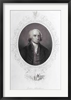 Framed James Madison