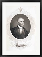 Framed General Samuel Houston