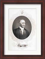 Framed General Samuel Houston