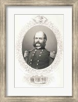 Framed Major General Ambrose Everett Burnside