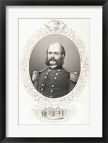 Framed Major General Ambrose Everett Burnside