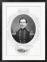 Framed General Pierre Gustave Toutant Beauregard