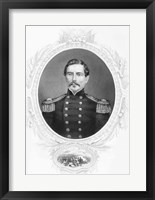 Framed General Pierre Gustave Toutant Beauregard