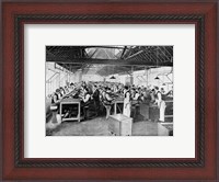 Framed One of the cigar manufacturing departments at Messrs Salmon and Gluckstein's Ltd