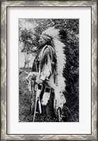 Framed White Wolf, a Comanche Chief