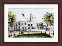 Framed City Hall, New York