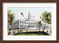 Framed City Hall, New York