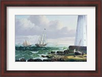 Framed Whalers coming home