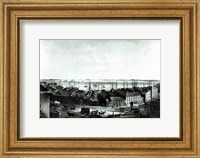 Framed Boston Harbour, 1854