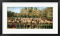 Framed Procession in St. Mark's Square, 1496