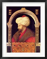 Framed Sultan Mehmet II