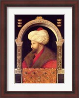 Framed Sultan Mehmet II