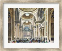 Framed Interior of La Madeleine, Paris