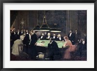 Framed Gaming Room at the Casino, 1889