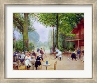 Framed Chalet du Cycle in the Bois de Boulogne, c.1900