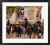 Framed Funeral of Victor Hugo