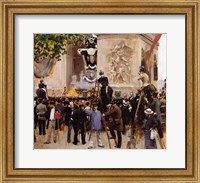 Framed Funeral of Victor Hugo