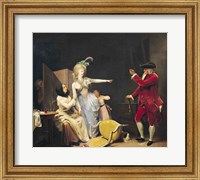 Framed Jealous Old Man, 1791
