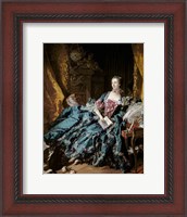 Framed Madame de Pompadour, 1756