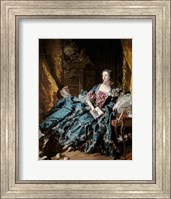 Framed Madame de Pompadour, 1756