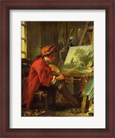 Framed Painter in his Studio