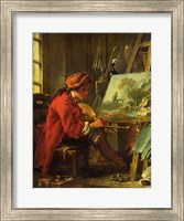 Framed Painter in his Studio