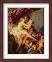 Framed Hercules and Omphale