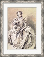 Framed Woman in Spanish Costume