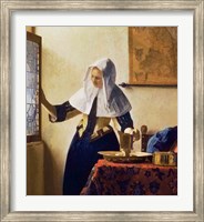 Framed Young Woman with a Water Jug