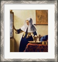 Framed Young Woman with a Water Jug