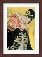 Framed Takigawa from the Tea-House, Ogi