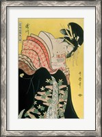 Framed Takigawa from the Tea-House, Ogi