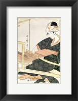 Framed Woman Weaving