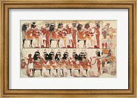 Framed Banquet scene, from Thebes