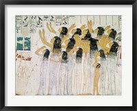 Framed Weeping Women in a Funeral Procession