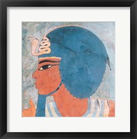 Framed Head of Amenophis III from the tomb of Onsou