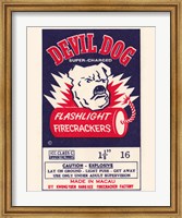 Framed Devil Dog Firecrackers