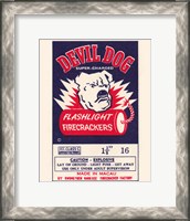 Framed Devil Dog Firecrackers