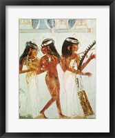 Framed Musicians and a Dancer, from the Tomb of Nakht