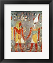 Framed Relief depicting Horemheb