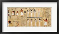 Framed Mythological papyrus of Imenemsaouf