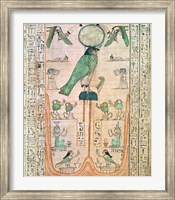 Framed Adoration of the Rising Sun in the Form of the Falcon Re-Horakhty