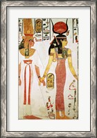 Framed Isis and Nefertari, from the Tomb of Nefertari