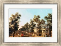 Framed Vauxhall Gardens: the Grand Walk