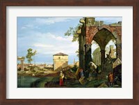 Framed Capriccio with Motifs from Padua