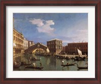 Framed Rialto Bridge, Venice